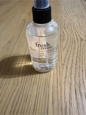 Philosophy fresh cream Clear Bottle with Black Cap